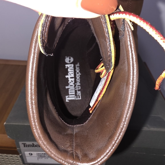 Timberland Women's Tan Leather Boots - Picture 5 of 6